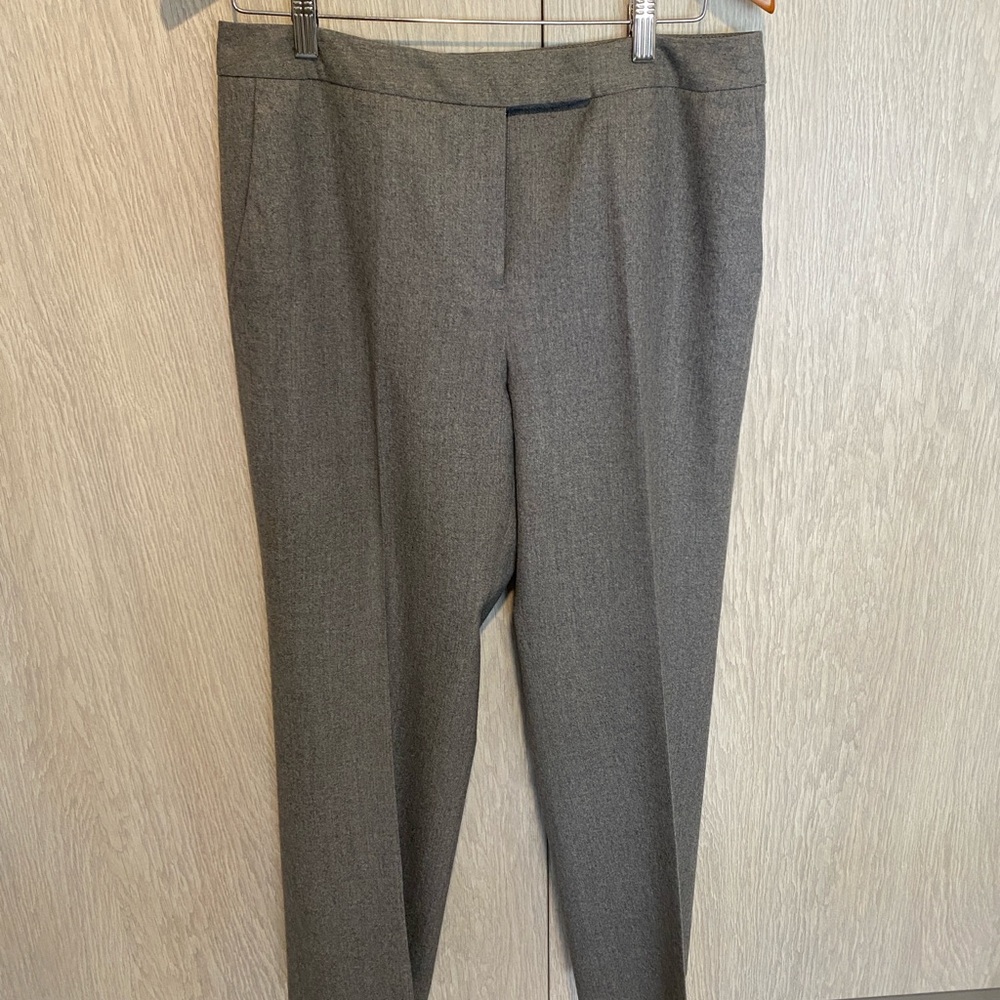 Brooks Brothers Gray Wool Caroline Fit Pants